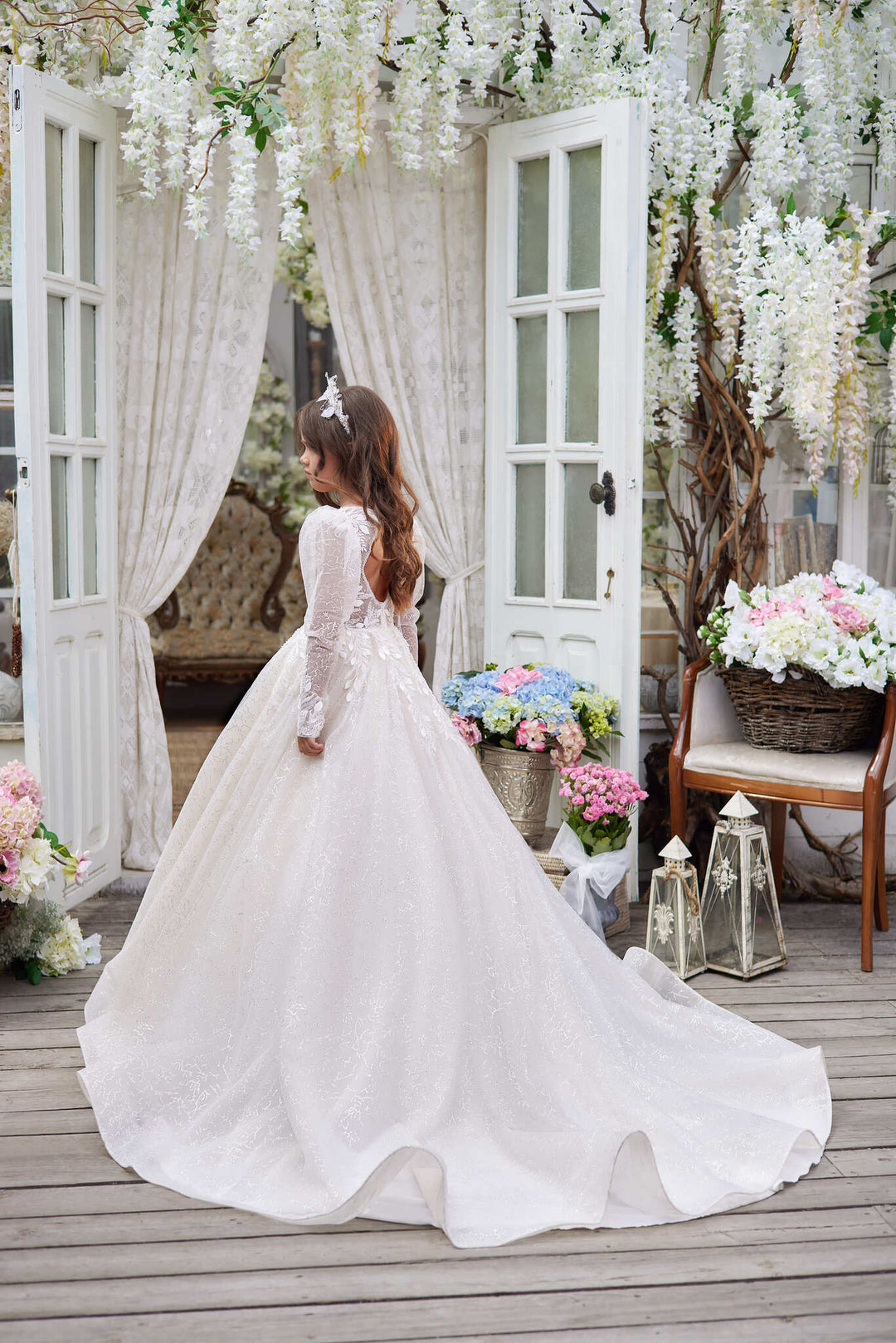 Pandora Lace Flower Girl Dress: Bridal-Inspired Elegance Pandora Lace Flower Girl Dress: Bridal-Inspired Elegance