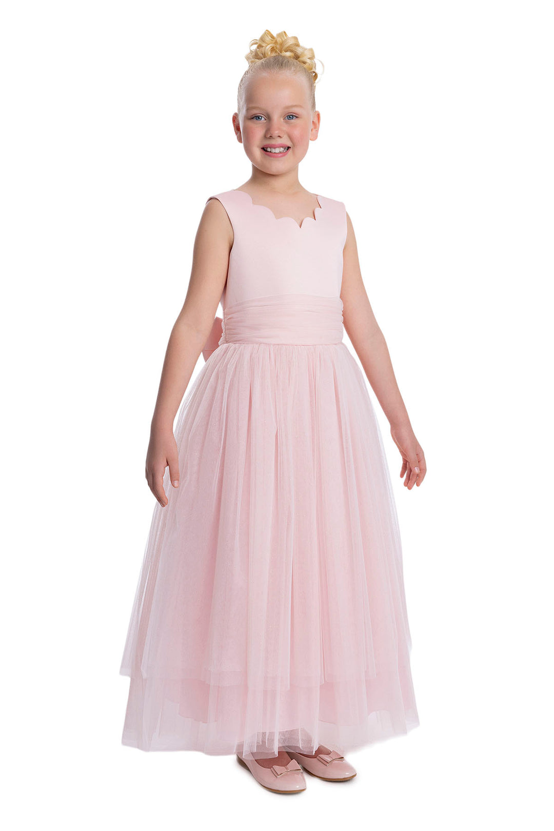 pink tutu dress DOLLY V-BACK PUFF SLEEVE ORGANZA donut I accept custom orders with custom measurements with an extra fee Pink sweetheart neck tulle sequin