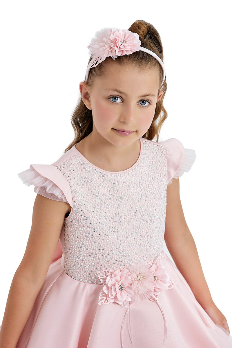 Pink Birthday Tutu Dress with Pearls Pink Birthday Tutu Dress with Pearls