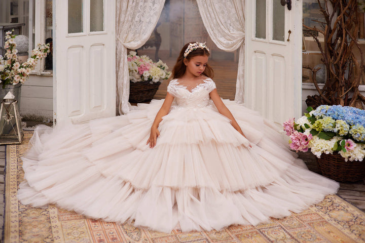 Summer Wedding Flower Girls Dress Summer Wedding Flower Girls Dress