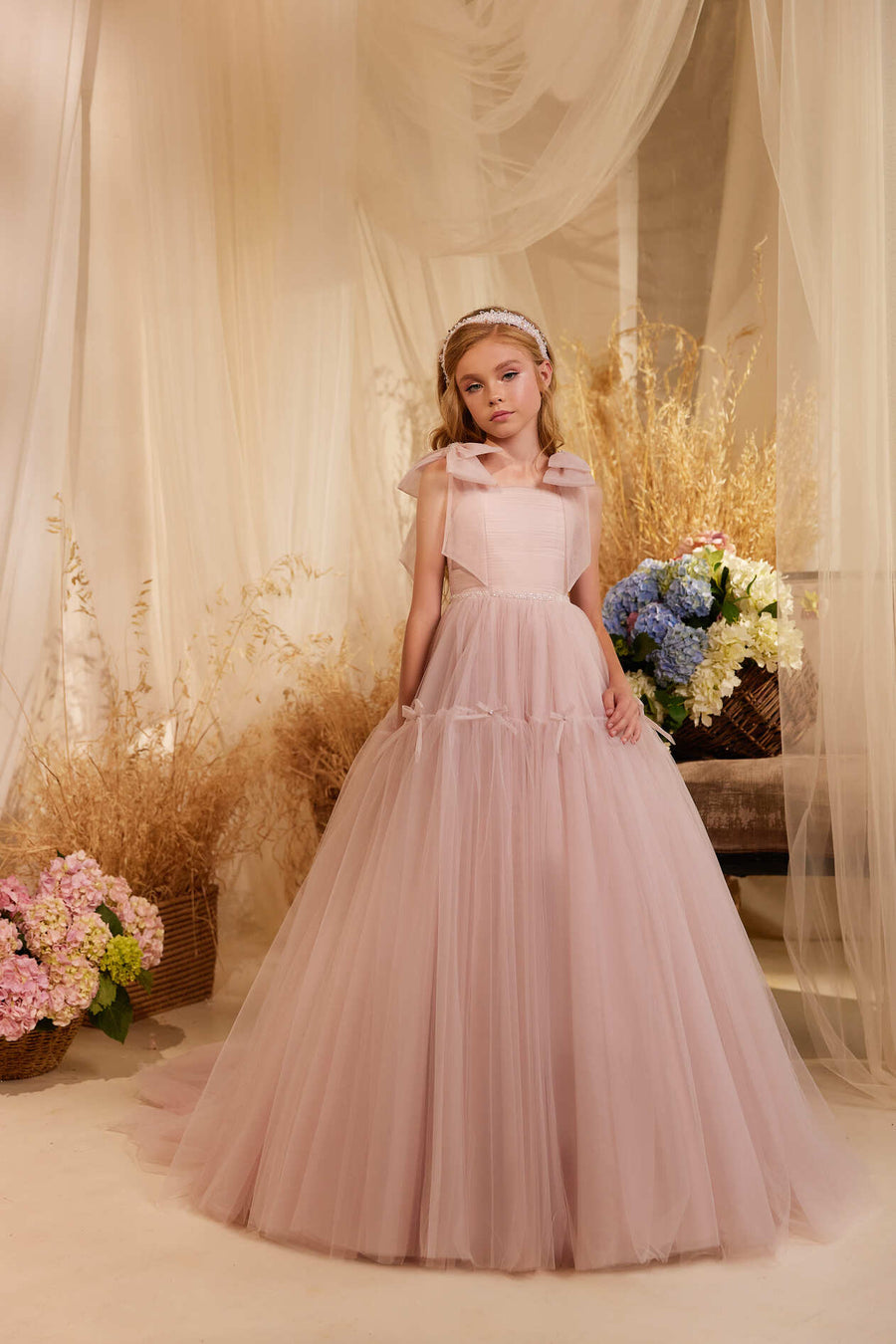 Pageant Dresses Flower Girl Light Pink Dress Baby Girl Dress