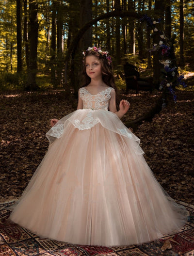 Toledo Little Girls Wedding Dress by Mia Bambina Boutique
