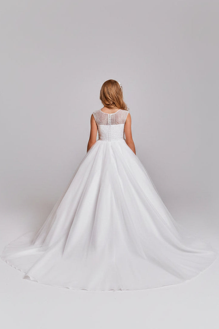 White Dresses for First Holy Communion by Mia Bambina Boutique Canada