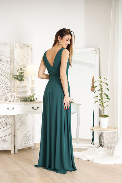Formal Emerald Green Jumpsuit featuring an overskirt Mia Bambina Boutique