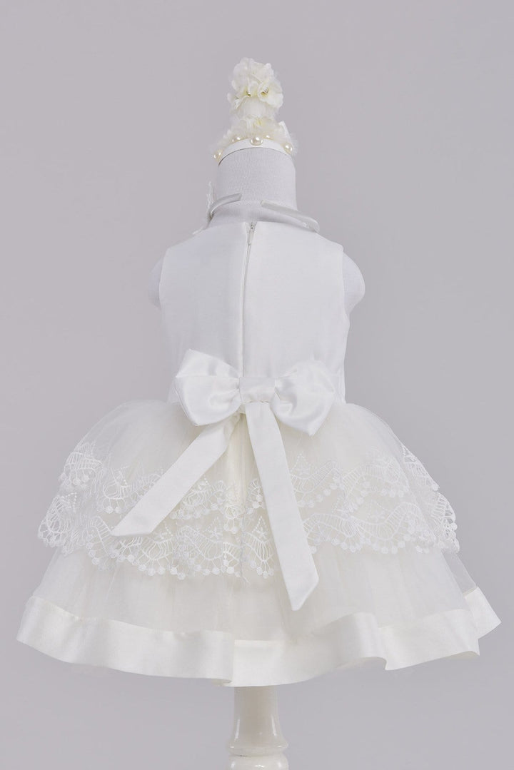 Toddler Lace Dress by Mia Bambina Boutique 6 Months / Off White