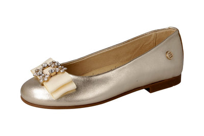 Classic Communion Ballerina Flats with a Bow