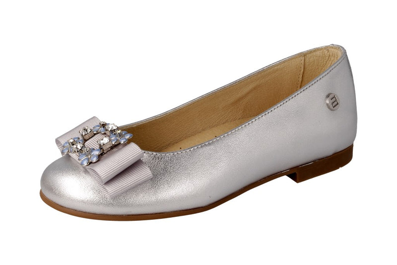 Classic Communion Ballerina Flats with a Bow