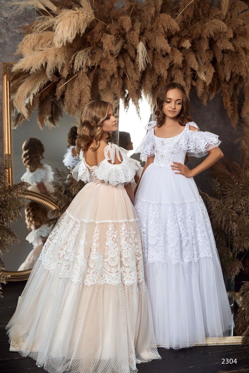 White Flower Girl Dresses | Mia Bambina Boutique