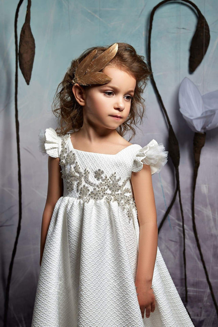Boho Style Girls Flounce Dress