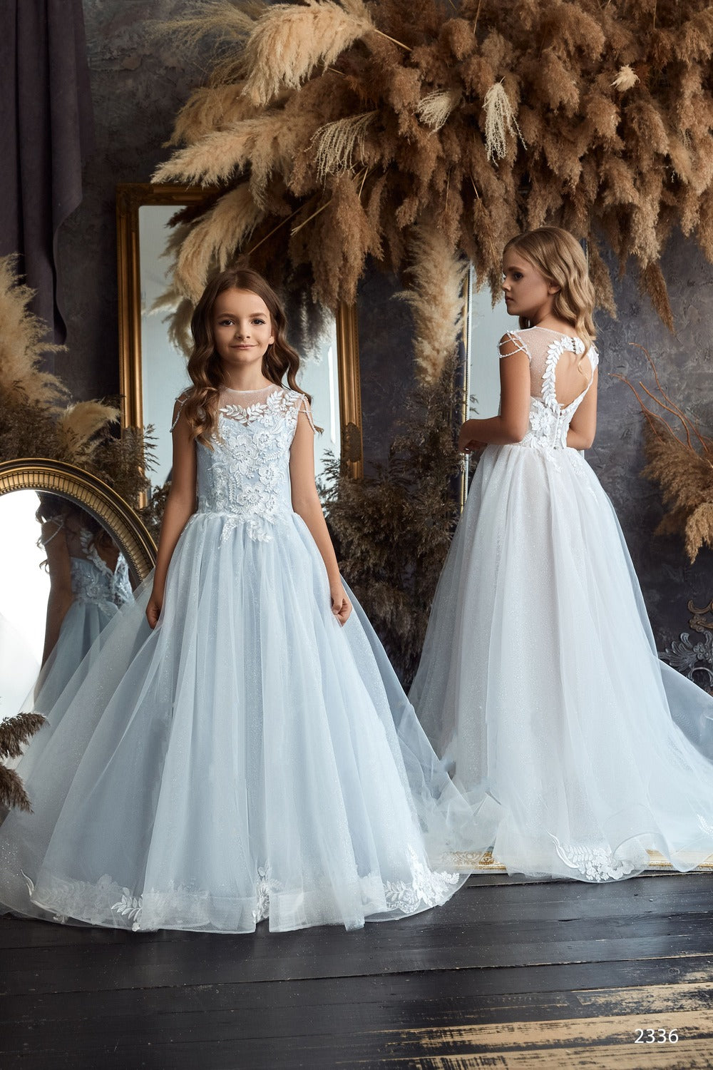 Flower Girl Dresses: Heart Cutout Dress for Girls - Mia Bambina Boutique