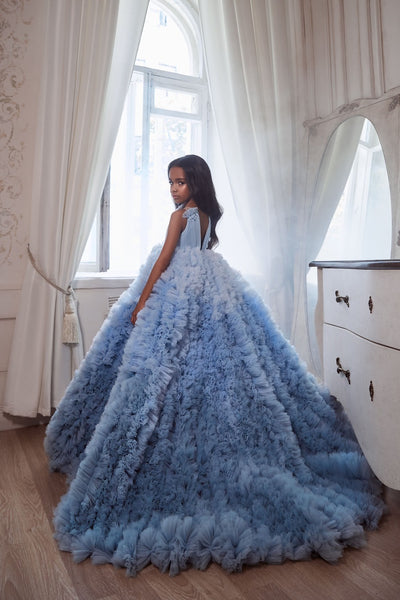 Blue Quinceanera Dress Ball Gown