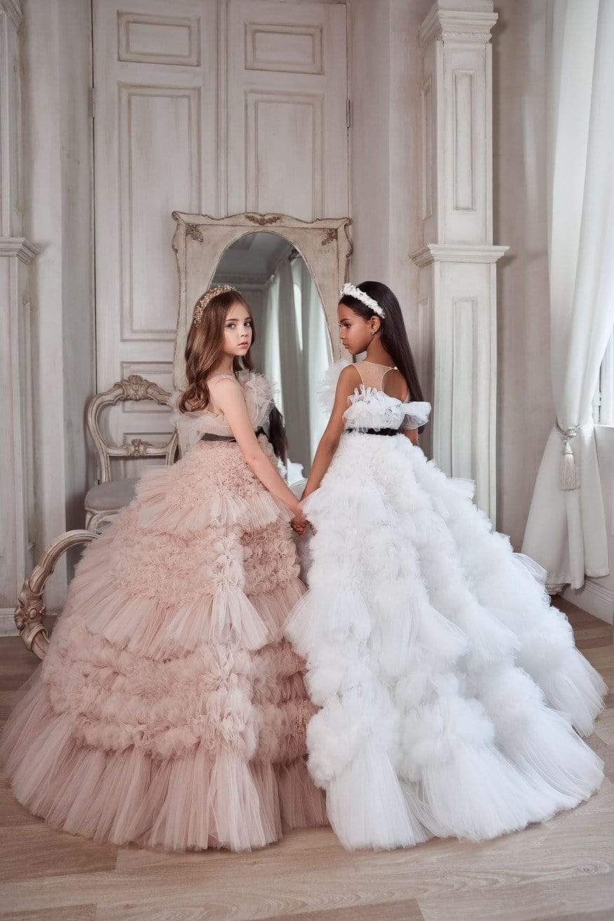 Shop A-Line Tulle Ruffled Dress