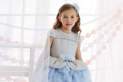 Arina - Little Girls Fluffy Dress