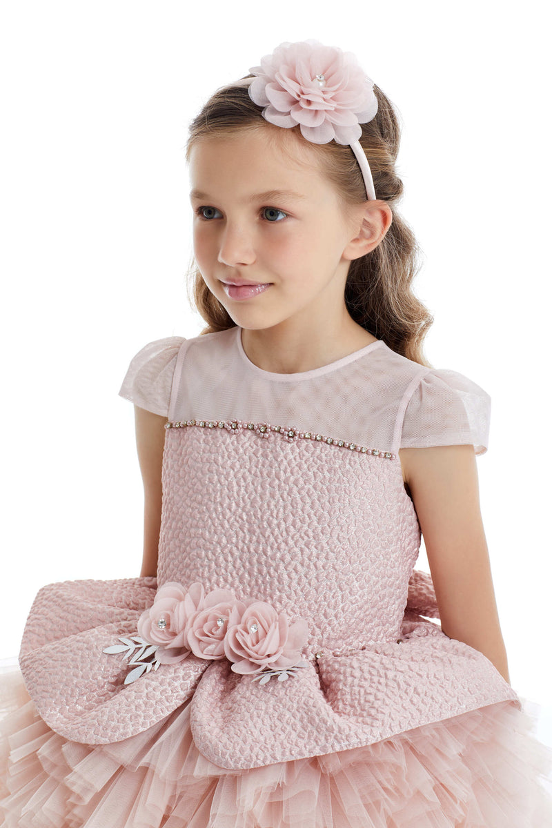 Arina - Little Girls Fluffy Dress