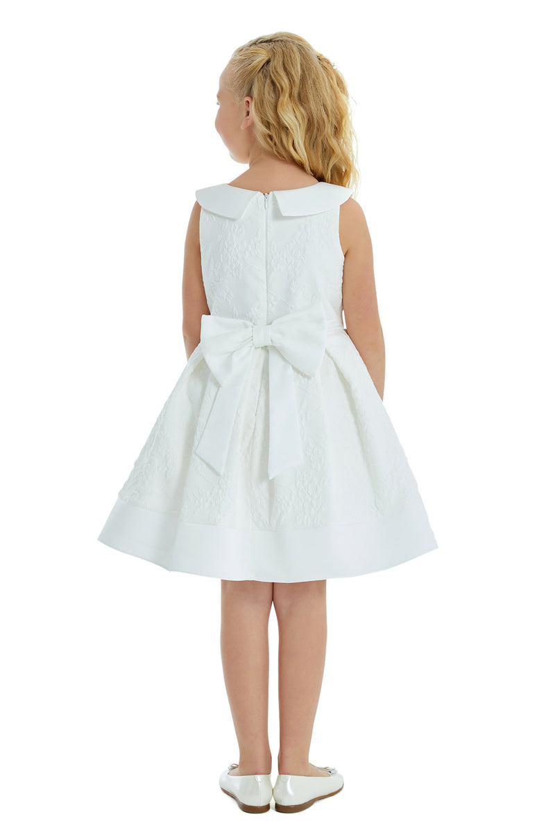 Rita - Little Girls Dress in Sizes 8-12/White or Pink