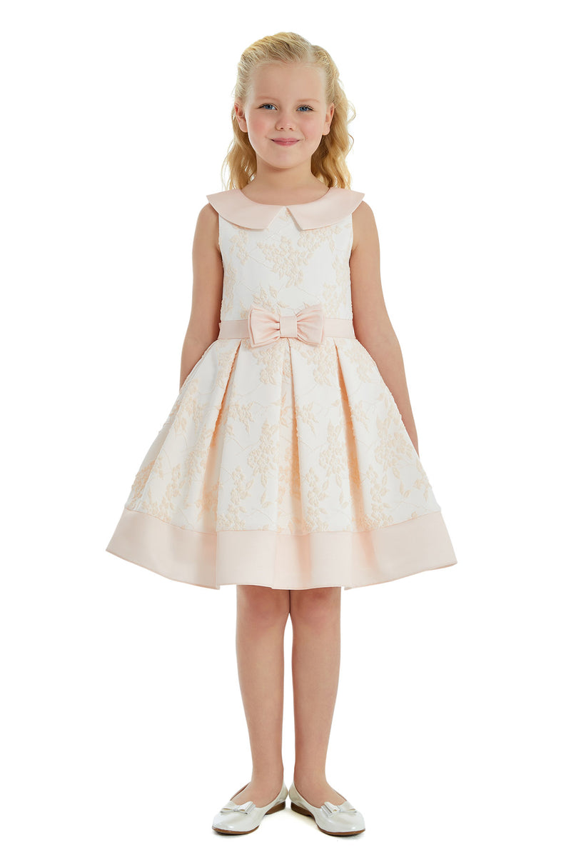 Rita - Little Girls Dress in Sizes 8-12/White or Pink