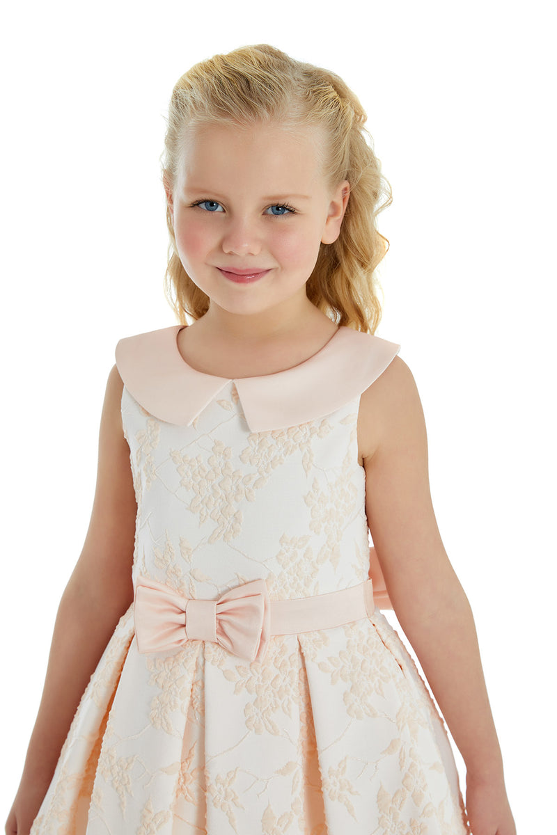 Rita - Little Girls Dress in Sizes 8-12/White or Pink