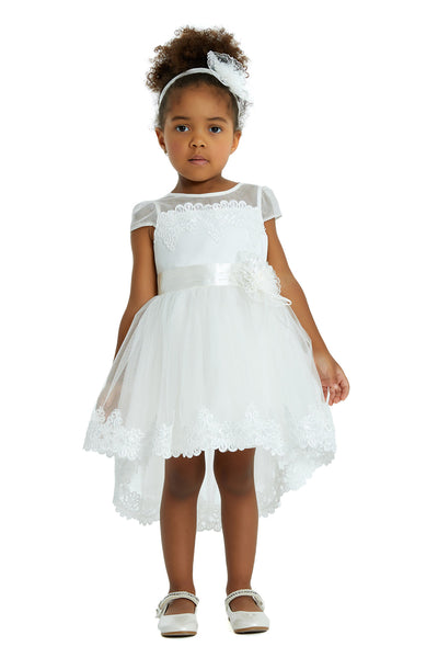 Augusta - Baby Girl Christening Dress in Size 6-18 Months/Ivory