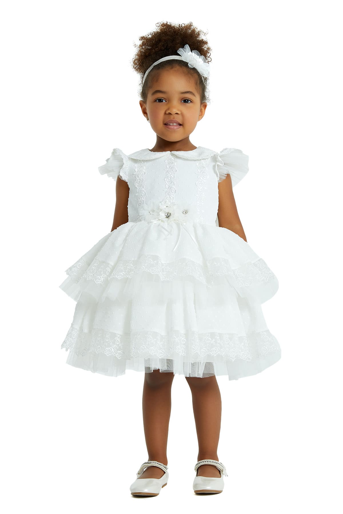 Birthday Dresses: Sarah - Little Girl Party Dress 6-18 months - Mia Bambina Boutique