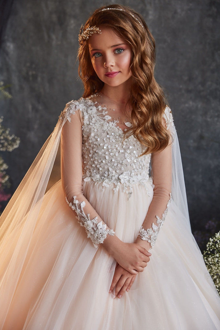 junior bridesmaid dress size 20 3219 with Cape Sleeves Perfectly suited for all diaper_cover Spring Wedding on a Color:#1-Dark Purple