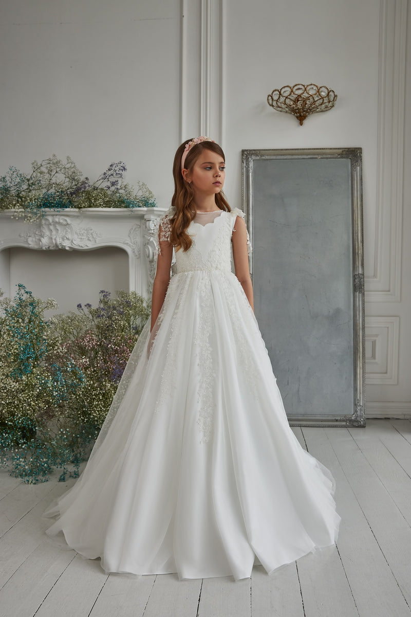 elegant first communion dresses Elegant Girls' First Communion Dress