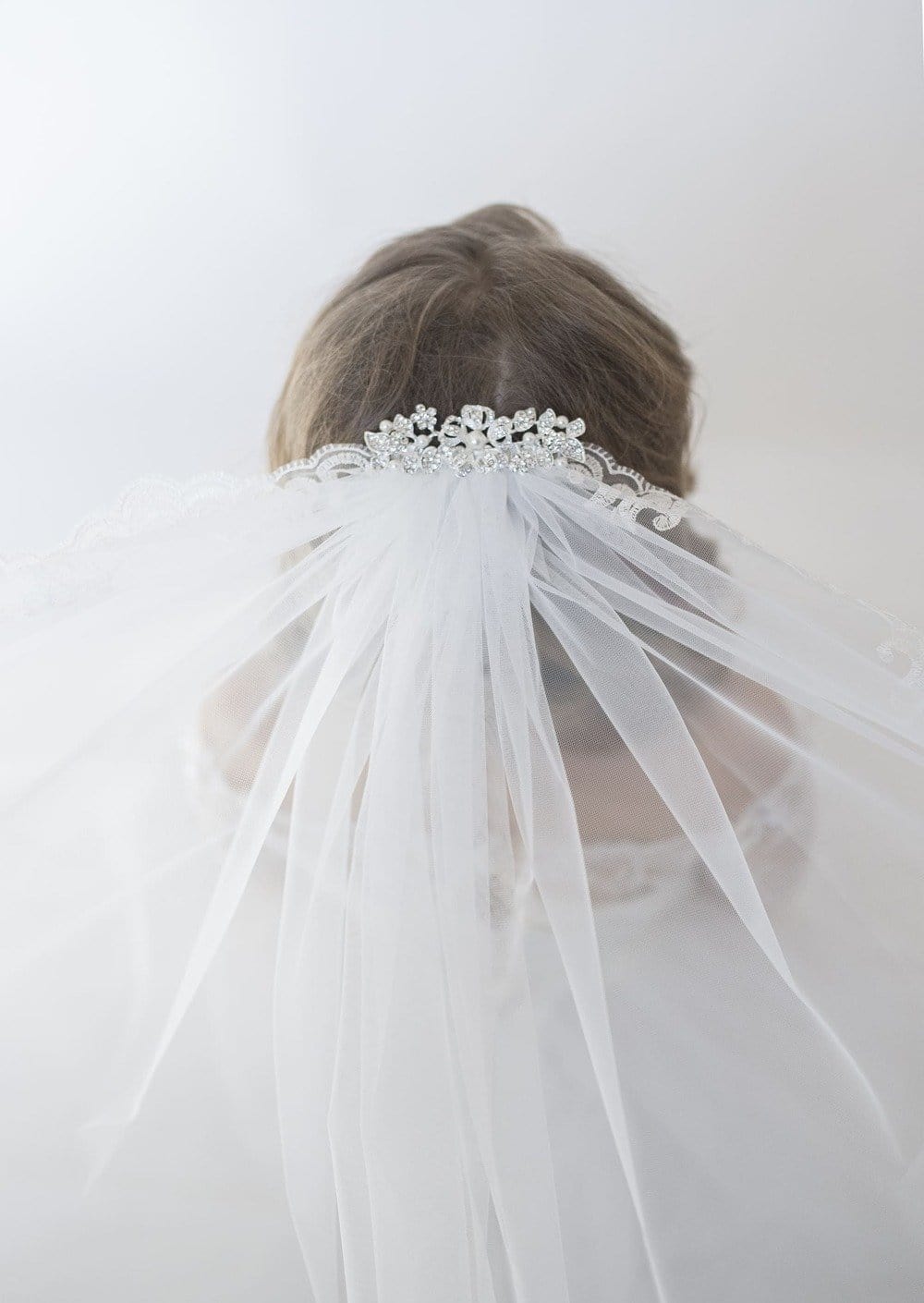 Camila First Communion Veil for Girls - Mia Bambina Boutique