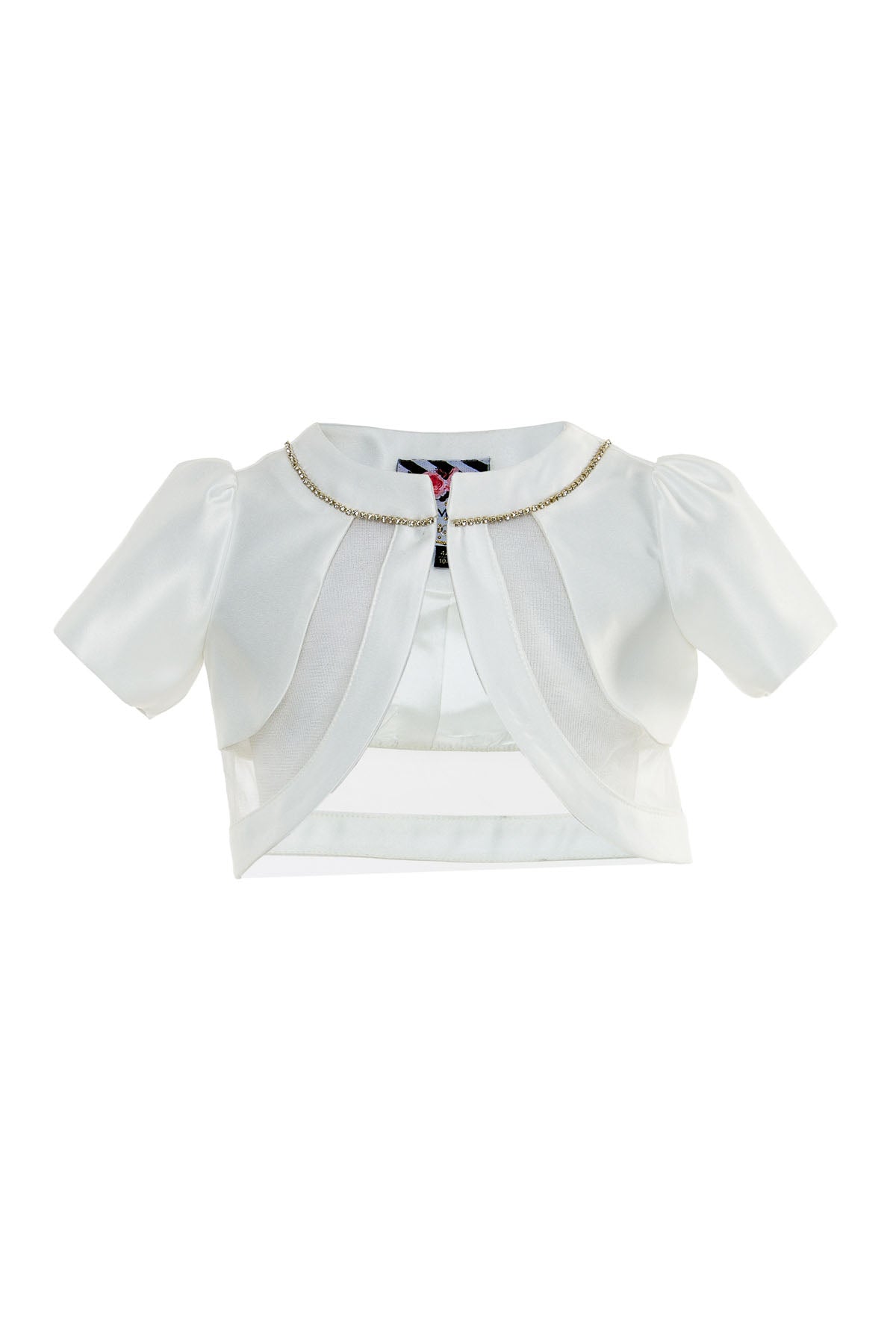 Bolero: Bolero with Short Sleeves for Festive Moments - Mia Bambina Boutique