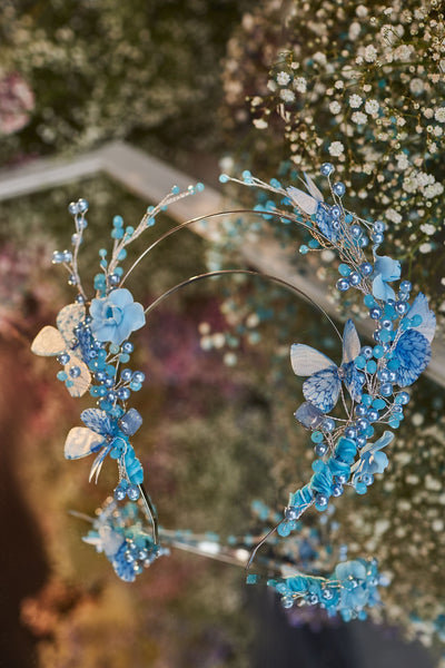 Meadow Hairband with Butterflies