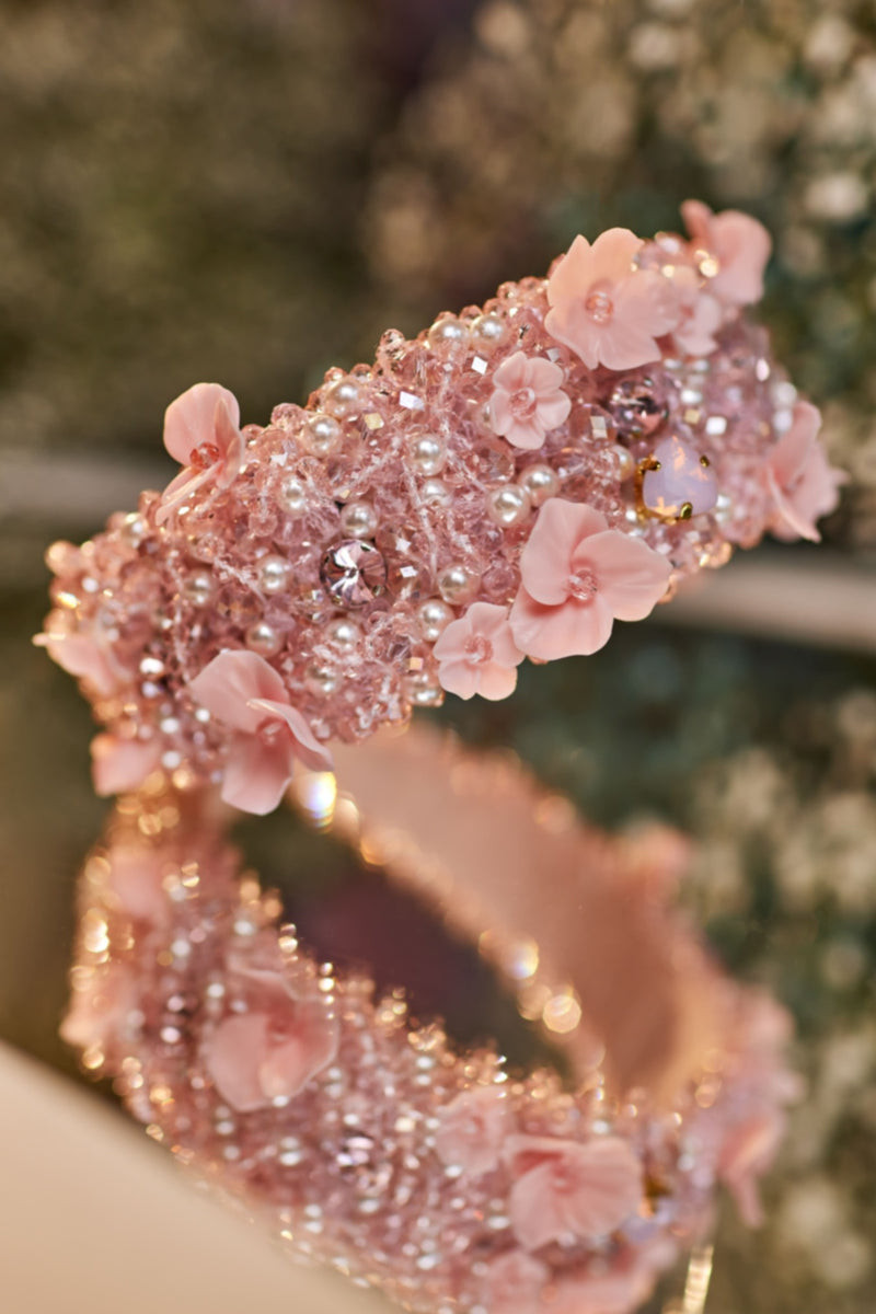 Pink Crystal Tiara Hairband
