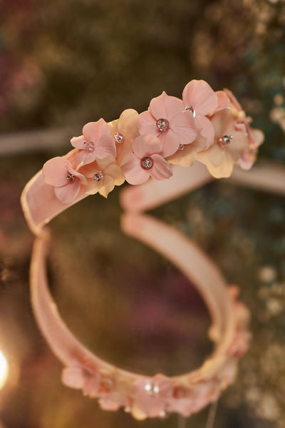 Pink Flower Hairband