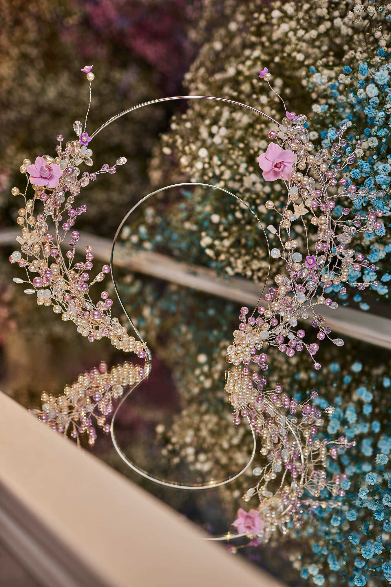 Hair Accessories: Boho Flower Girl Hair Crown - Mia Bambina Boutique