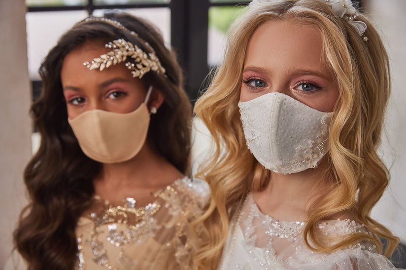 Children Bridal Lace Stylish Face Mask