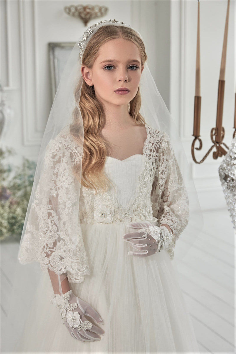 Communion Headband Veil - Mia Bambina Boutique