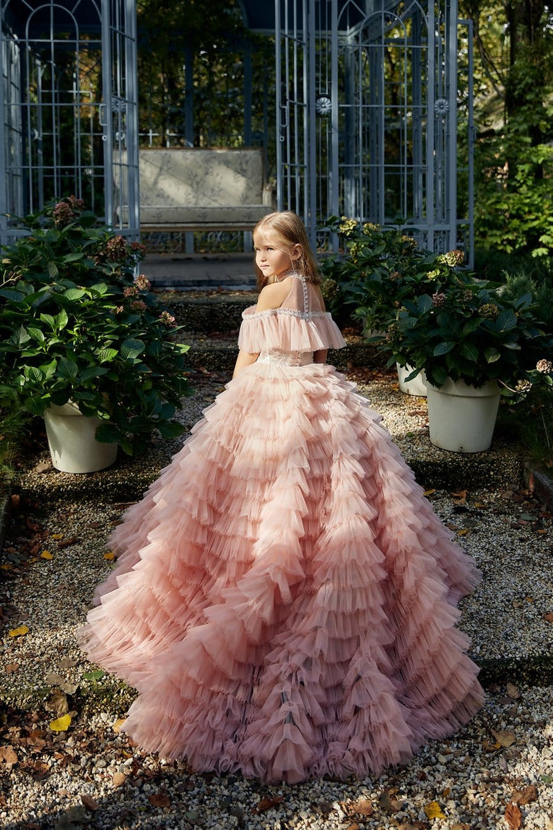 Frilly flower deals girl dresses