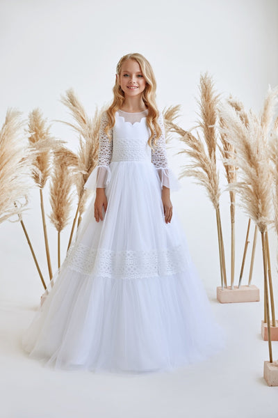 First Communion Dresses: Elizabeth - Mia Bambina Boutique