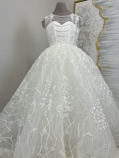 AF015 Lace Communion Dress