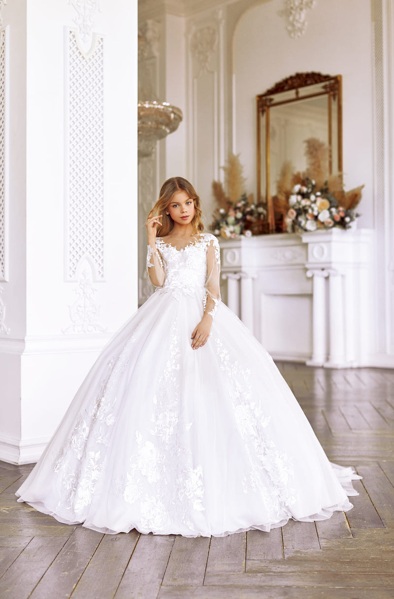 First Communion Dresses: Anne - Mia Bambina Boutique