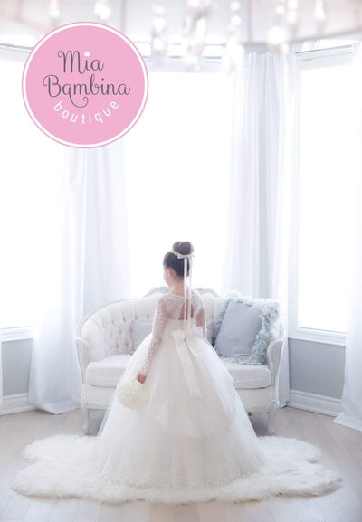 Angelina First Communion Dress - Mia Bambina Boutique