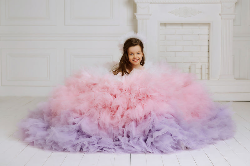 High End Cotton Candy Dress for Children Photography and Birthdays