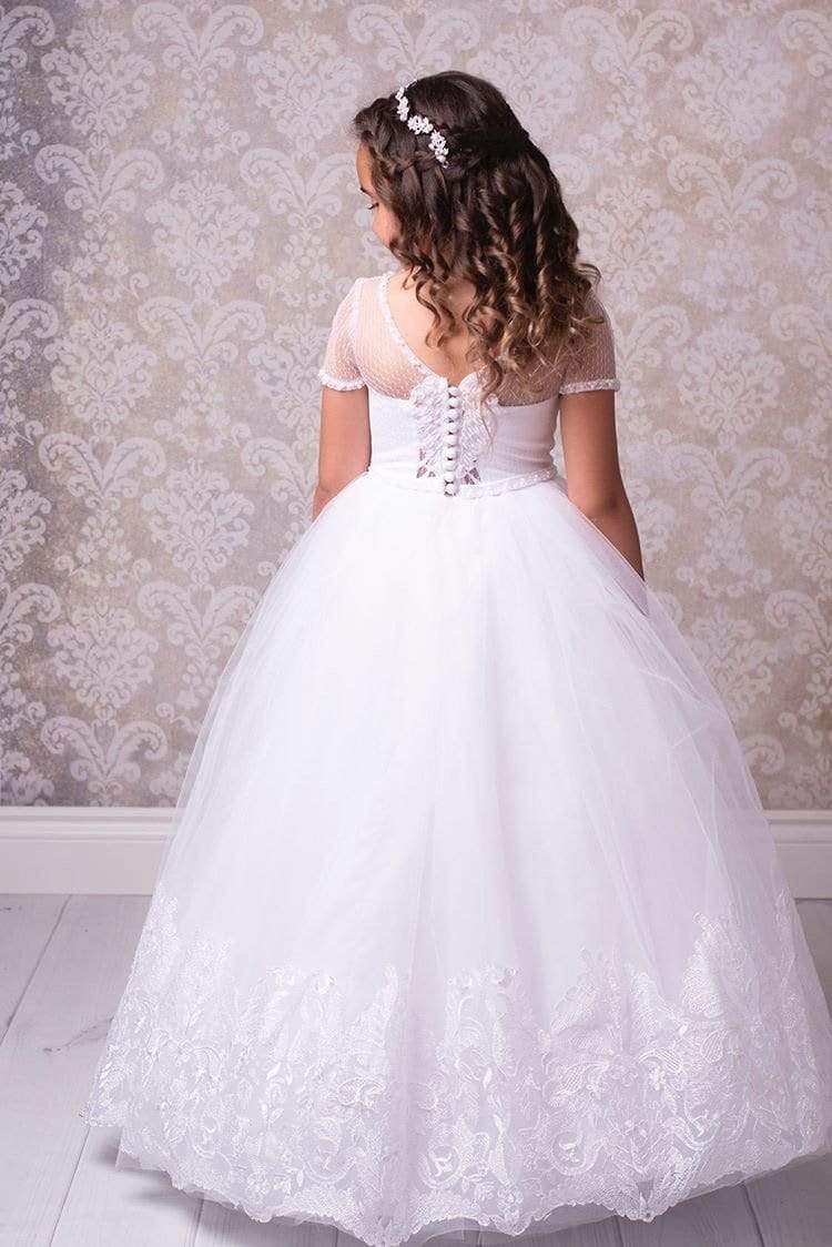 Columbus Girls First Communion Dress - Mia Bambina Boutique