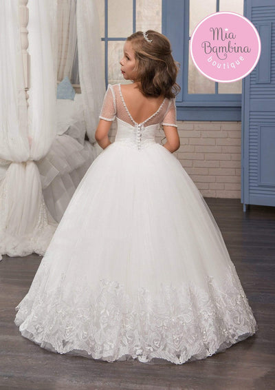 Columbus Girls First Communion Dress - Mia Bambina Boutique