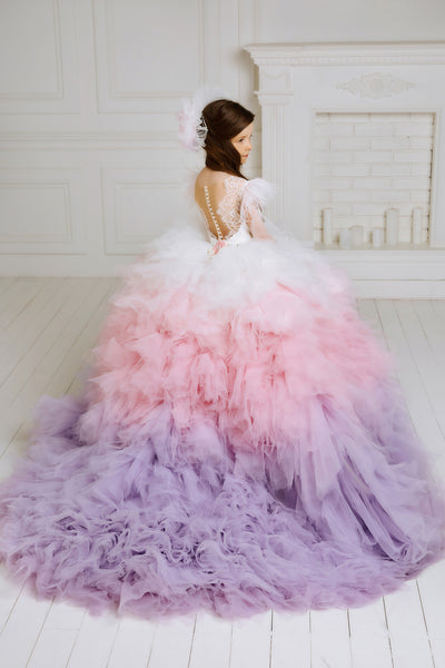 High End Cotton Candy Dress for Children Photography and Birthdays