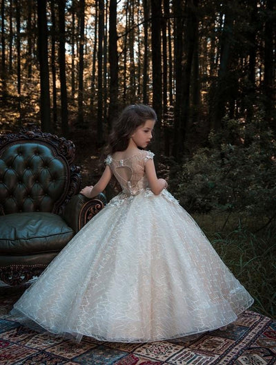 Aruba Flower Girl Dress For Wedding - Mia Bambina Boutique