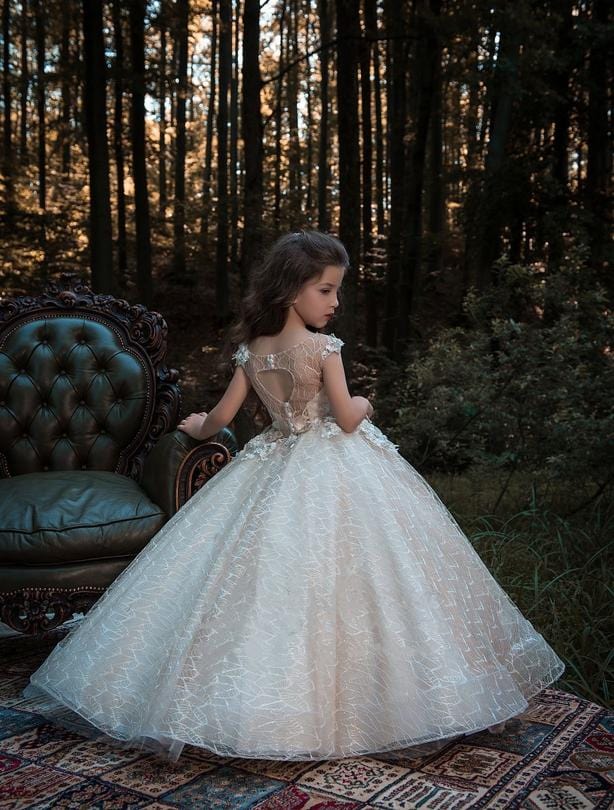 Aruba Flower Girl Dress For Wedding - Mia Bambina Boutique