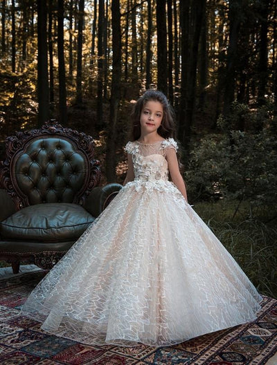 Aruba Flower Girl Dress For Wedding - Mia Bambina Boutique
