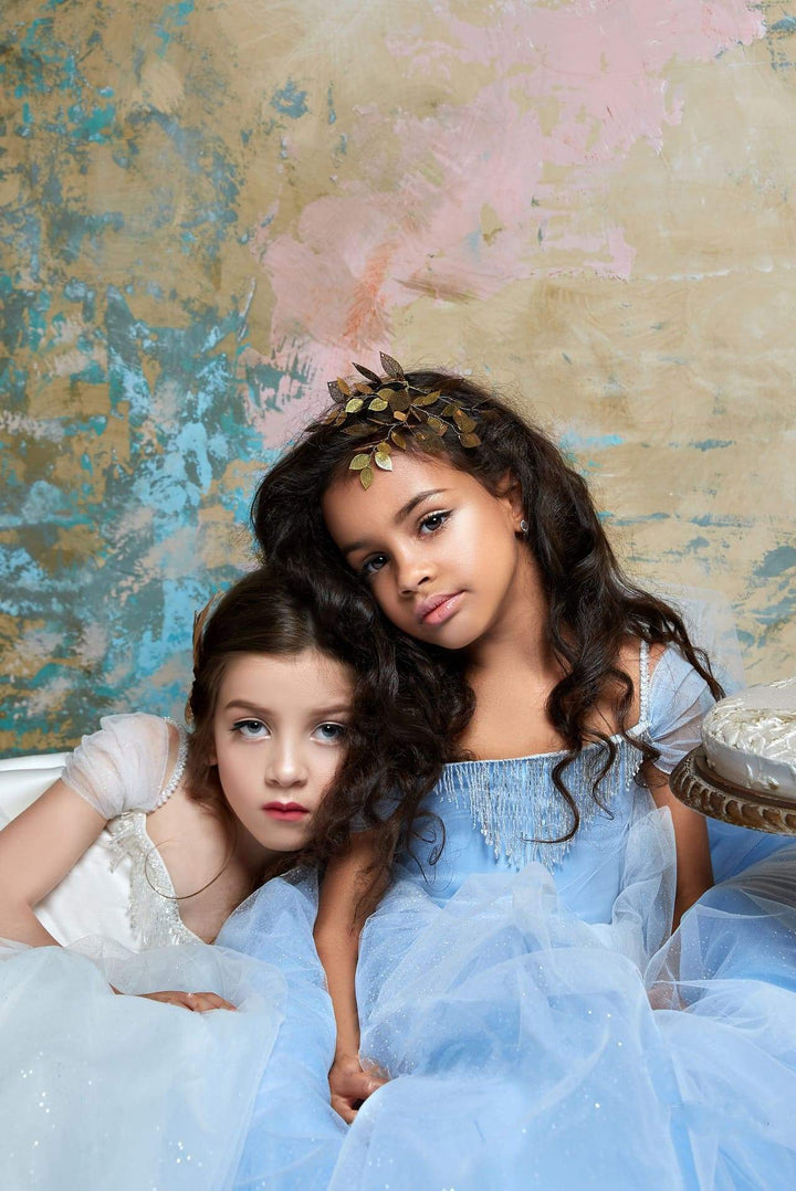 Cinderella Blue Tulle Dress for Girls | Mia Bambina Boutique Cinderella Blue Tulle Dress for Girls | Mia Bambina Boutique