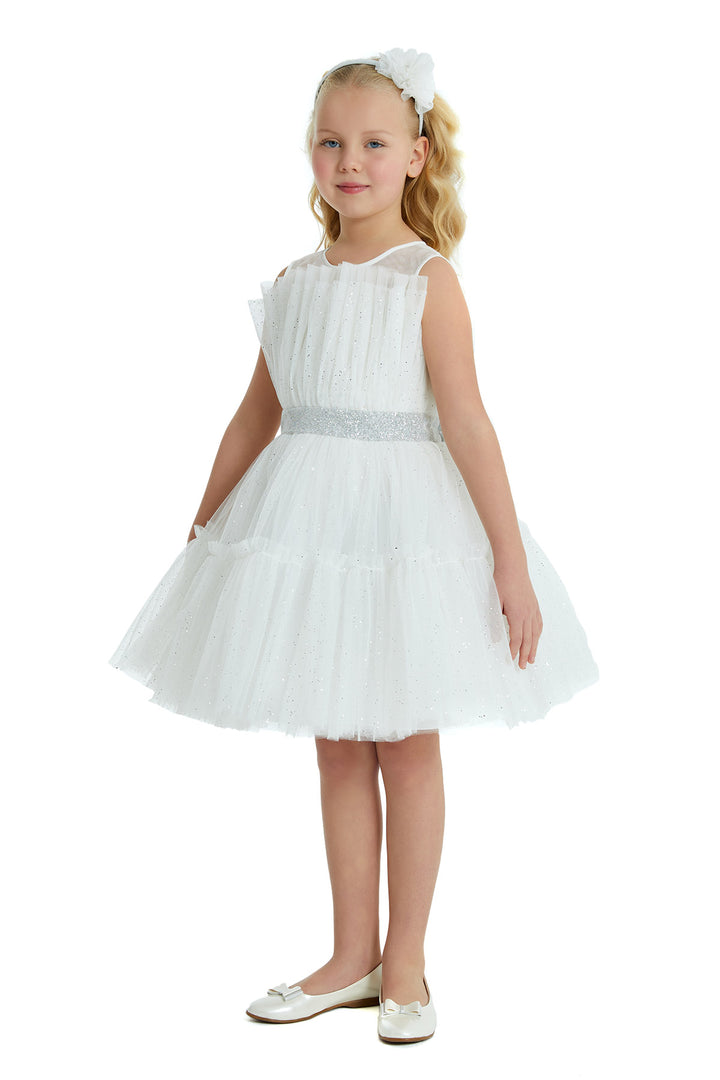 open lace back dress Mila
