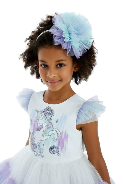 Ombre Blue Tutu Dress Unicorn Birthday Party