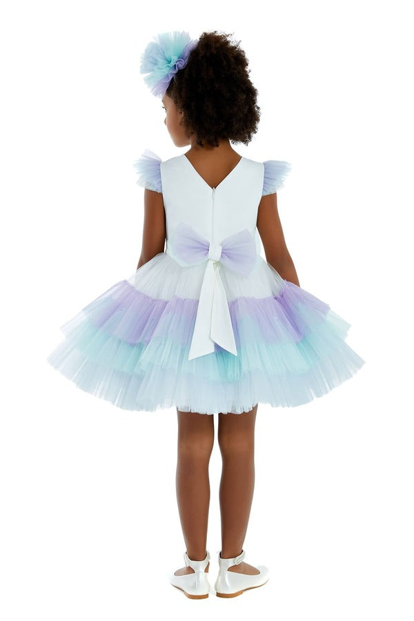 Ombre Blue Tutu Dress Unicorn Birthday Party 6 Years / Lilac