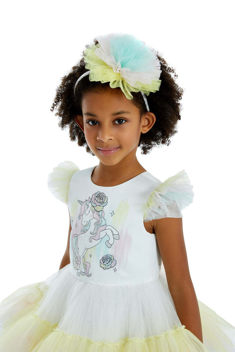 Ombre Blue Tutu Dress Unicorn Birthday Party